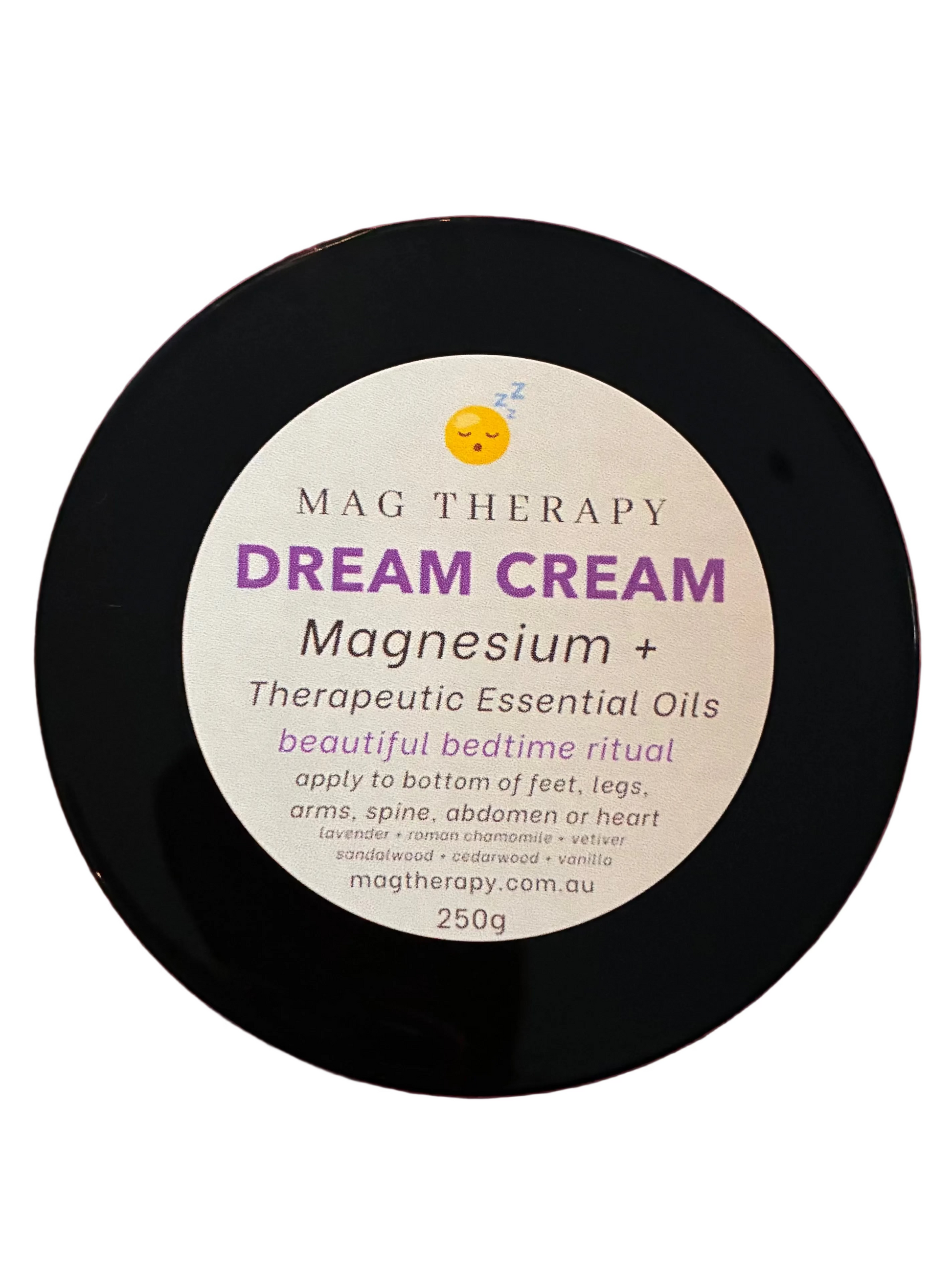 LARGE DREAM CREAM Magnesium + Therapeutic Essential Oils – MAG THERAPY