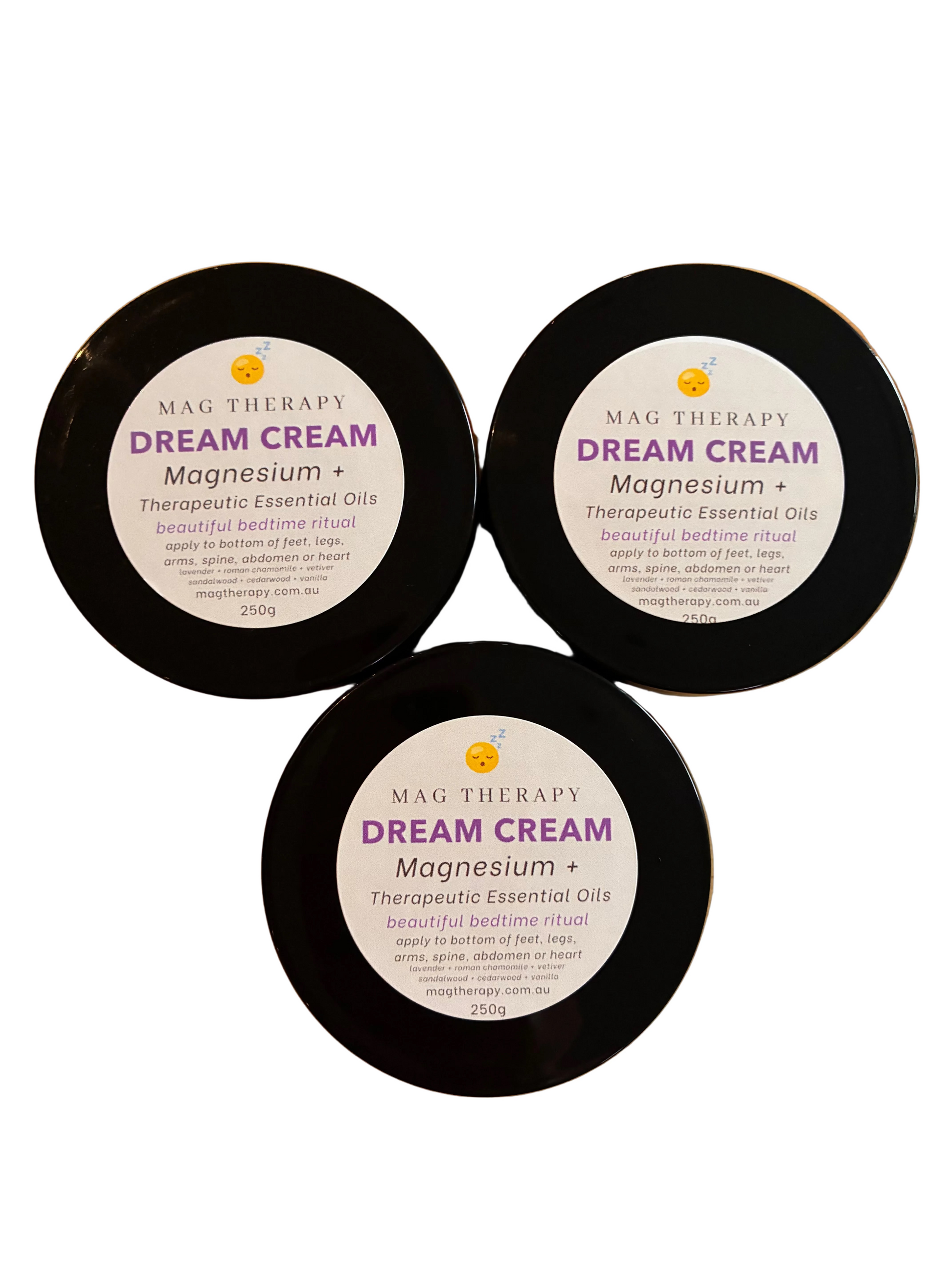 LARGE DREAM CREAM Magnesium + Therapeutic Essential Oils – MAG THERAPY